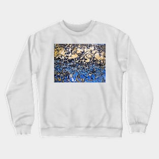 Creek 2 Monoprint Water Series Crewneck Sweatshirt